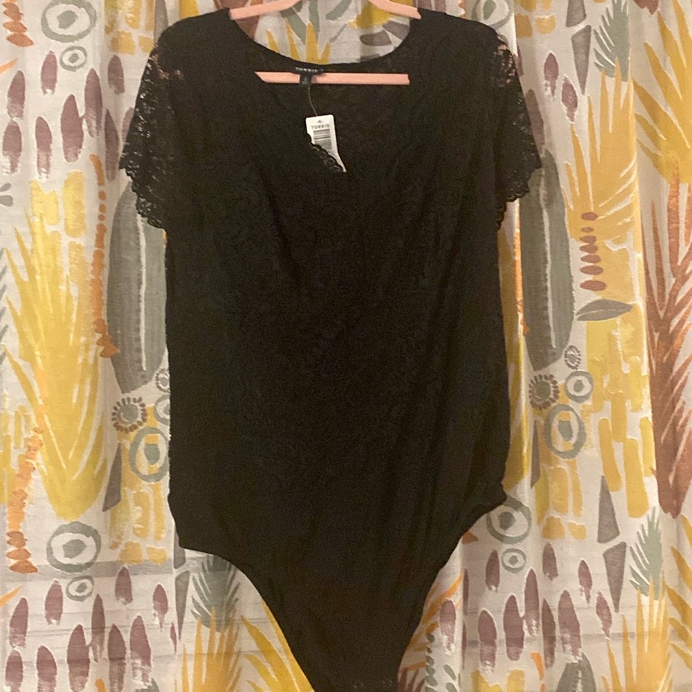 Torrid Black Lace Bodysuit.